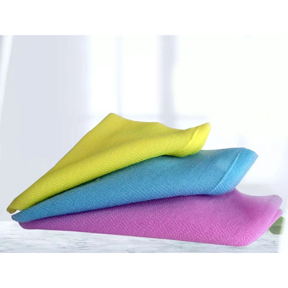 4 Pcs Bath Towel Back Cleaning Scrubber Exfoliating Brush for Body