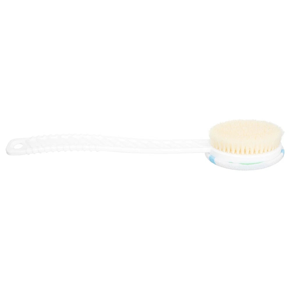 Double-head Shower Brush Bath Scrubber for Body Long Handle Man Cleaning