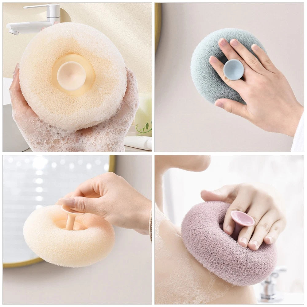 3 Pcs Bath Ball Body Exfoliator Brush Bathroom Scrubber Shower Brushes
