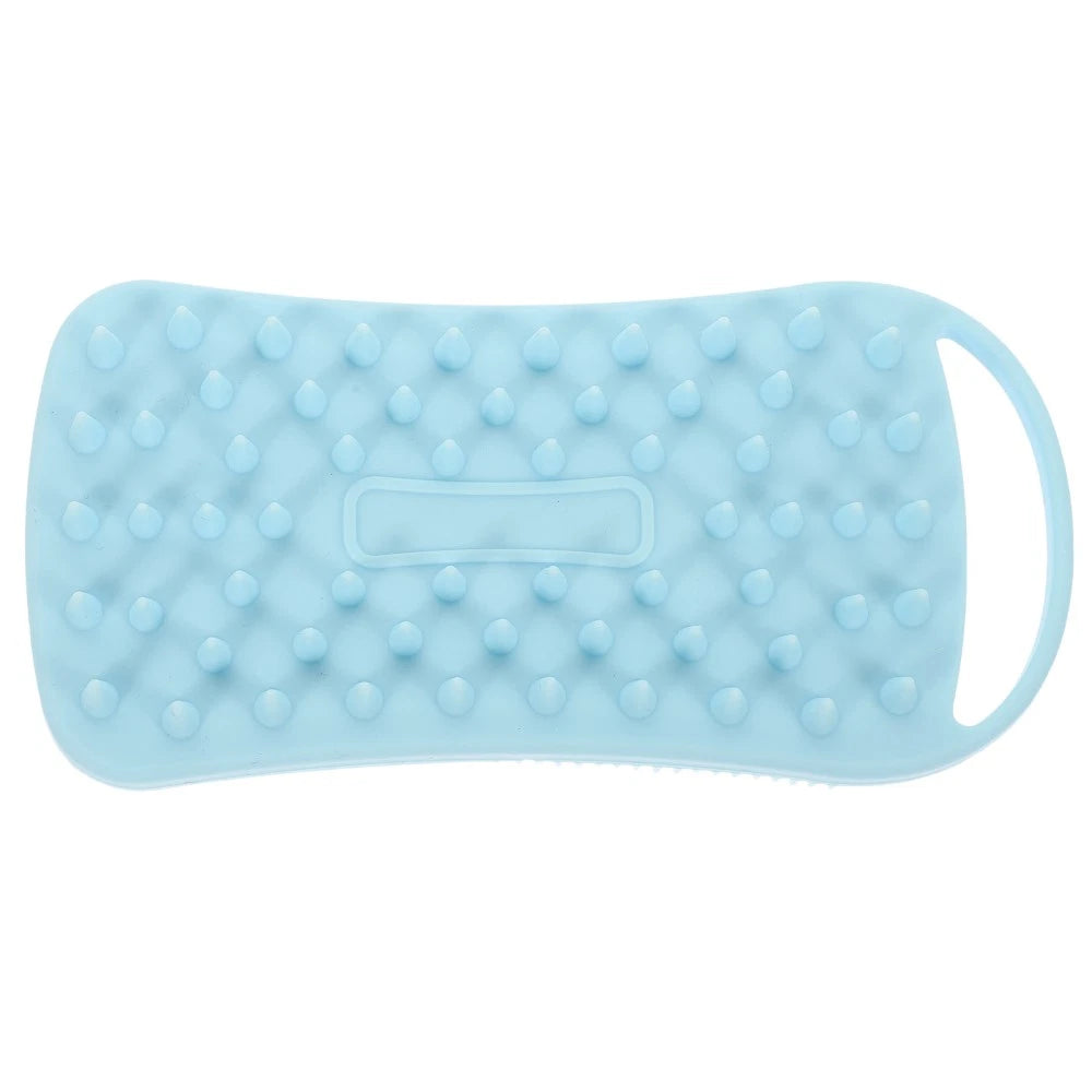 Silicone Bath Brush Man Child Shower Scrubber for Body Scrubbing