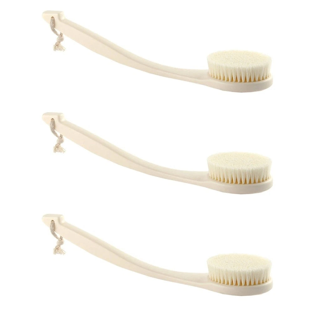 3 Count Bath Brush Miss Multi-functional Exfoliating Shower Scrubber Back