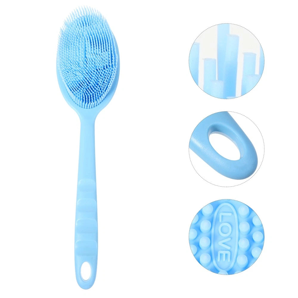 Cleaning Brush Bath Scrubbing Body Scrubber Shower with Long Handle for
