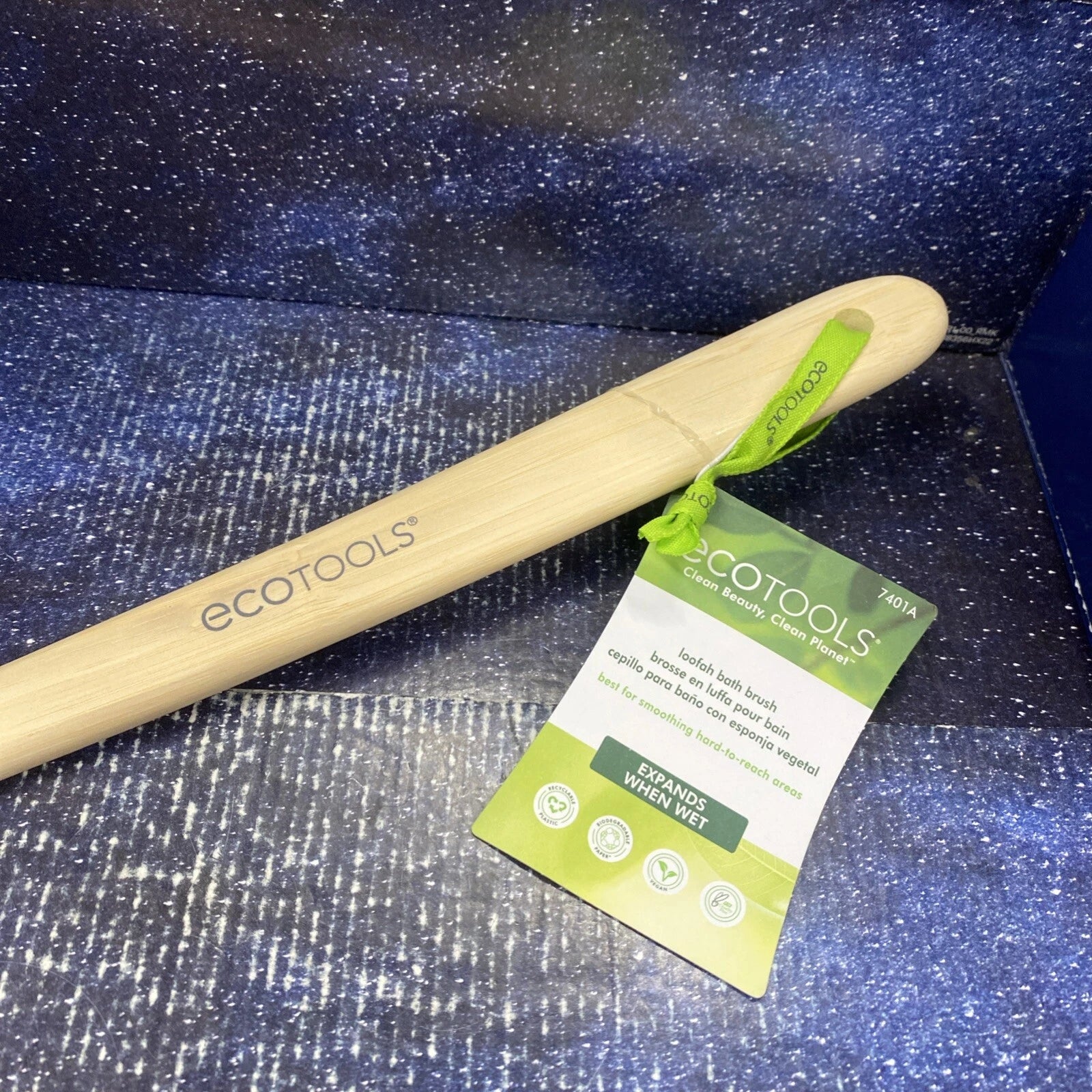 Ecotools Loofah Bath Brush, 1 Brush- Expands When Wet - Free Shipping