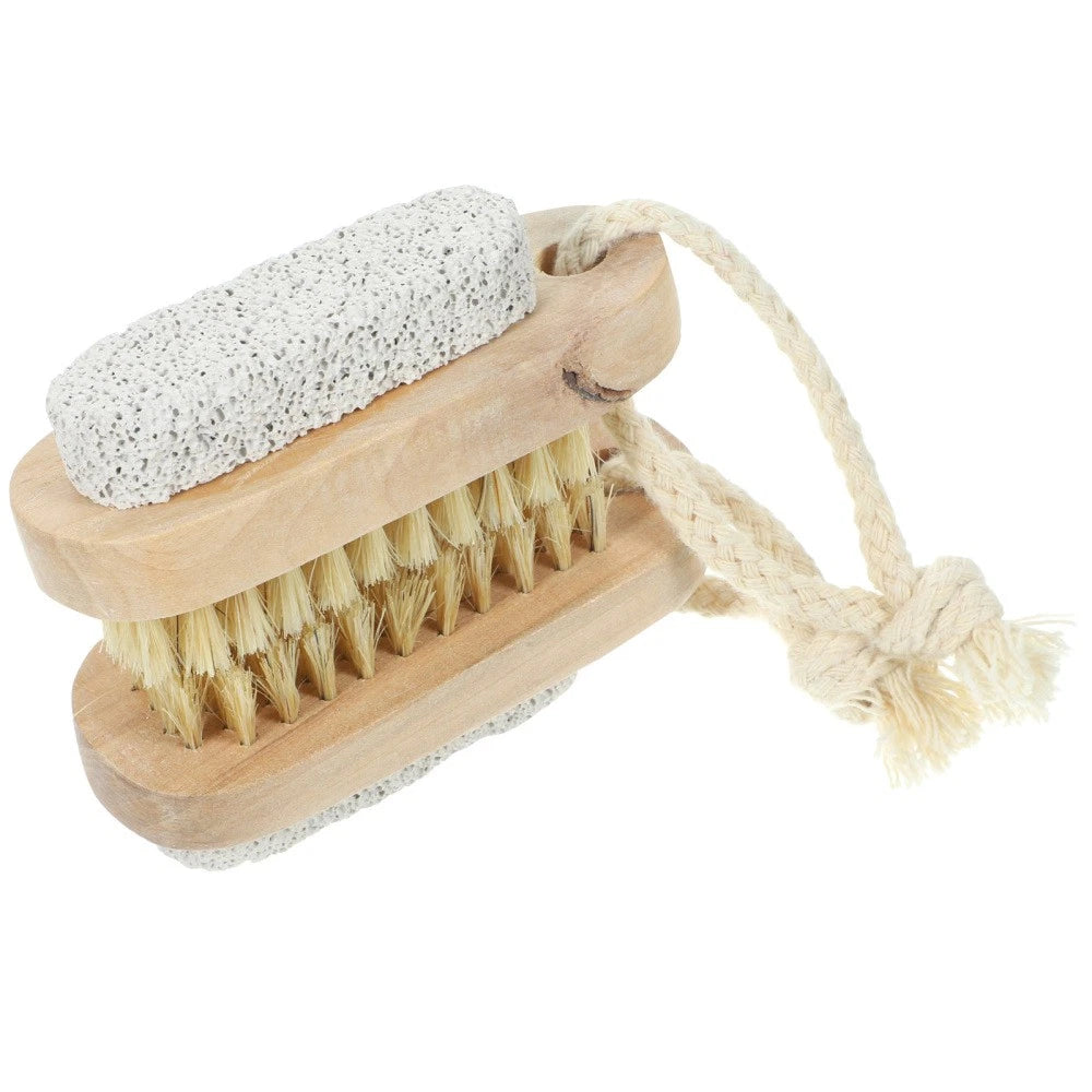 2 Pcs Double-sided Brush of Stepping Foot Bath Scrubber
