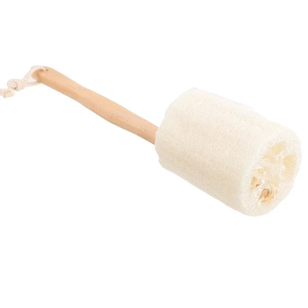Loofah Shower Brush Exfoliating Bath Stick Body Exfoliator Cleaning
