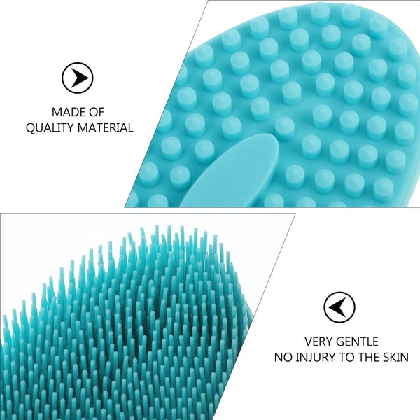 2Pcs Baby Silicone Body Brushes Practical Bath Brushes Shower Bath Brushes
