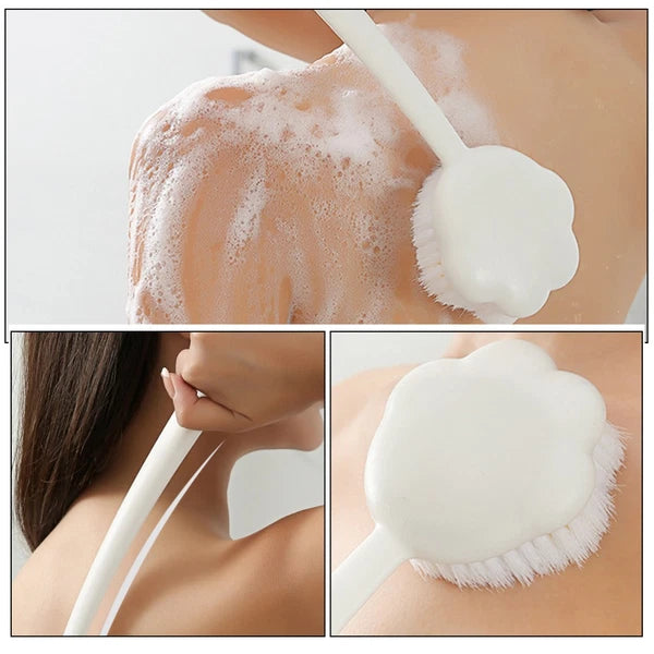 Long Handle Bath Brush Miss Man Back Scrubber for Women Mens Shower