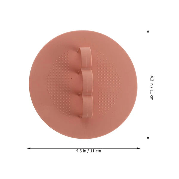 2PcsSilicone Body Scrubber Daily Use Shower Scrubber Small Bathing Brush Home