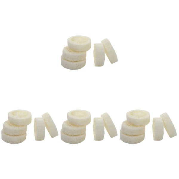 4 Pack Loofah Shower Brush Travel Body Sponge Bath Adults Back Scrubber