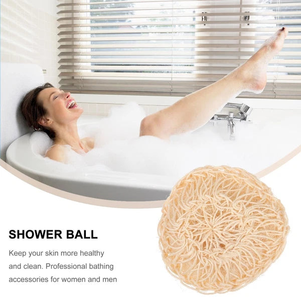 2 Pcs Sisal Bath Brush Man Mother Scrubber for Body Bathing Accessories