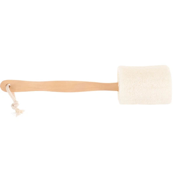 Loofah Shower Brush Exfoliating Bath Stick Body Exfoliator Cleaning