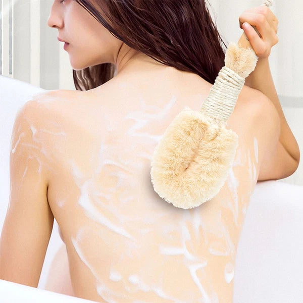 2 Pcs Silk Bath Brush Miss Man Shower Cleaning Body Brushes for Scrubbers