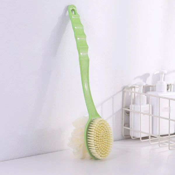 3 Pcs Bathroom Brush Flower Set Shower Scrubber for Body Men Double Sided
