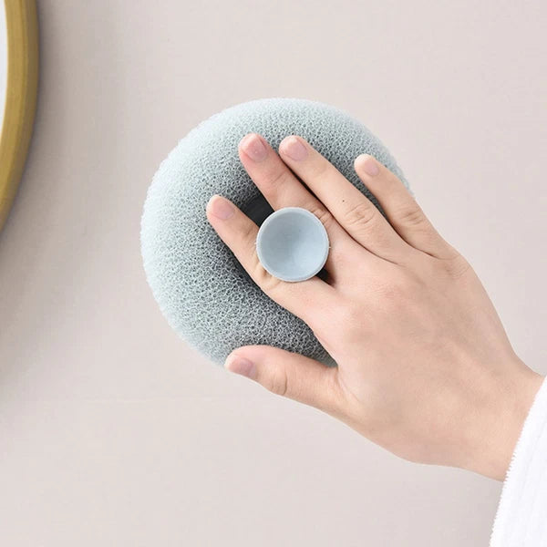 3 Pcs Bath Ball Body Exfoliator Brush Bathroom Scrubber Shower Brushes