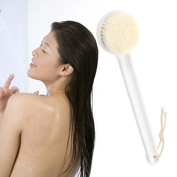 Dry Body Brush Exfoliating Body Brush Back Scrubber Brush Bristle Bath Brush
