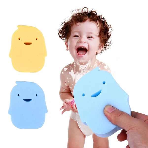 2 Pcs Bath Sponge Newborn Toddler Body Brush Shower Sponges Baby