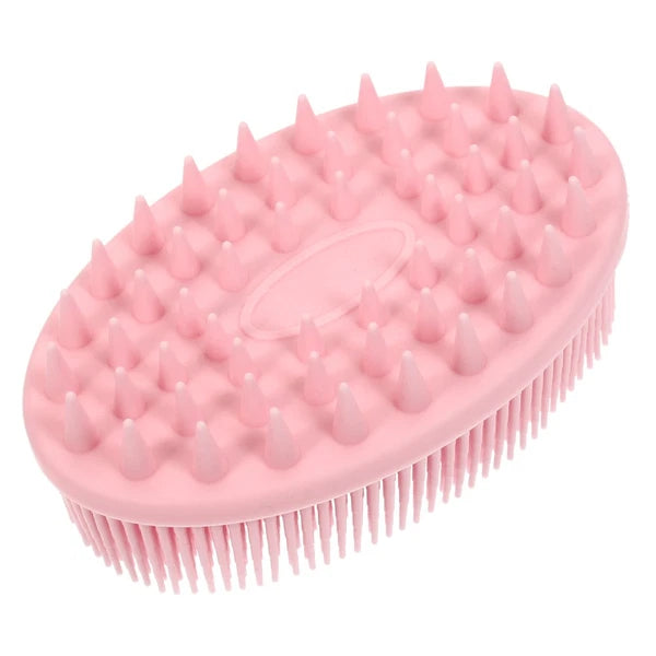 3 Pack Silicone Bath Brush Child Shampoo for Baby Shower Scrubber