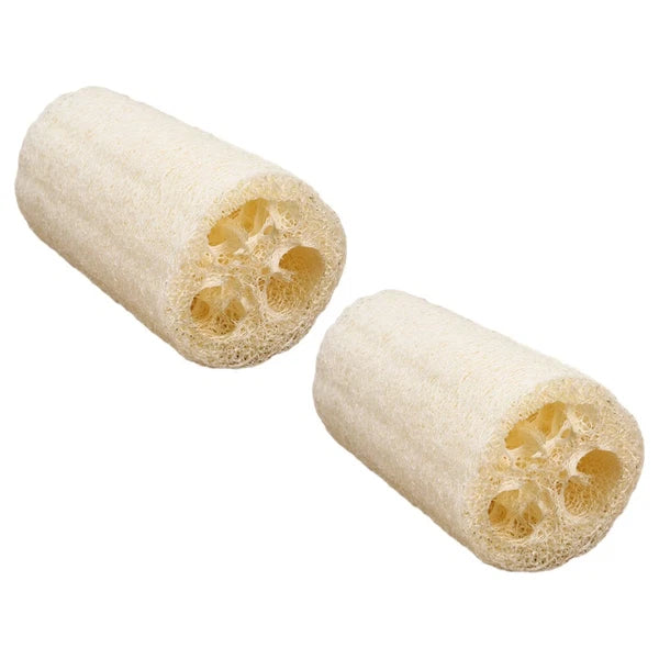 2 Pcs Loofah Bath Towel Exfoliating Washcloth Body Sponge Brush