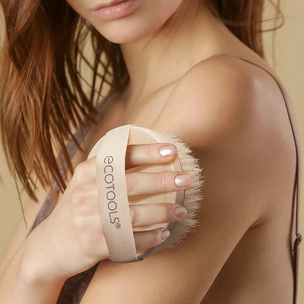 Dry Body Brush, Exfoliating Bristles, Eco-Friendly Skincare Tool, 1 Count