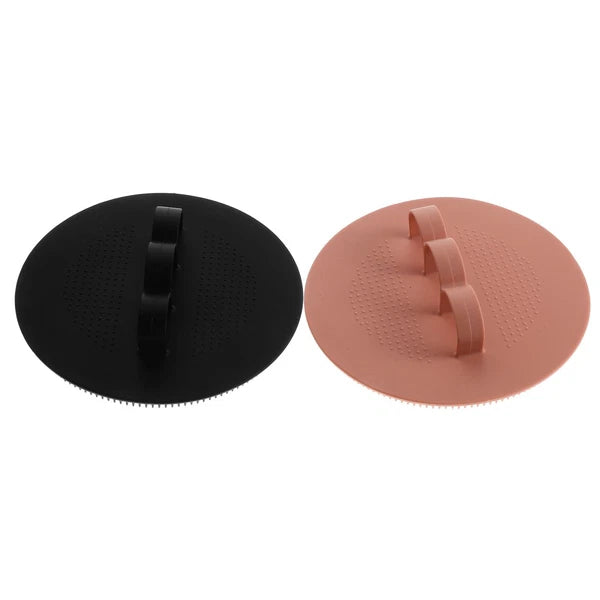 2PcsSilicone Body Scrubber Daily Use Shower Scrubber Small Bathing Brush Home