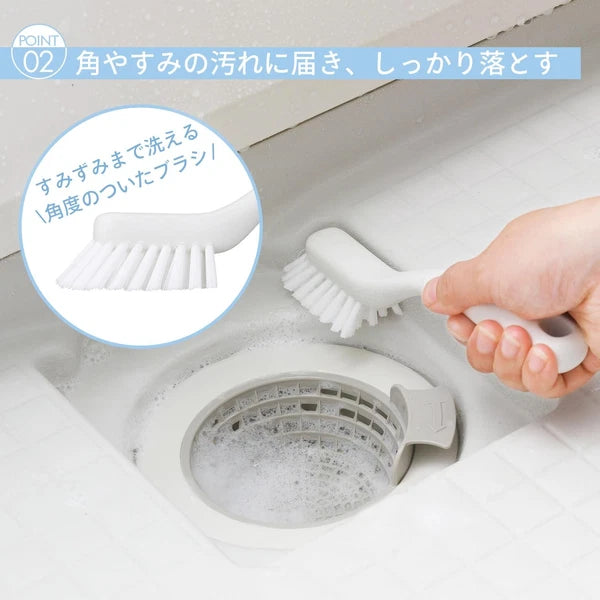 Marna Bath mini brush (hanging/small/white) W602W