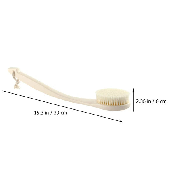 2pcs Household Bath Back Cleaning Brush Portable Back Scrubber Exfoliation