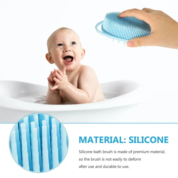 Bath Child Silicone Scrub for Body Shower Scrubber Soft
