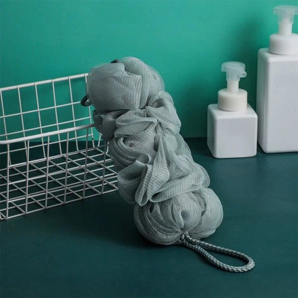 3 Pcs Long Bath Ball Man Back Washer for Shower Body Exfoliator Brush