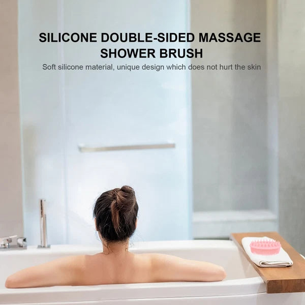 Bath Shower Scrubber Shower Body Scrubber Silicone Body Brush