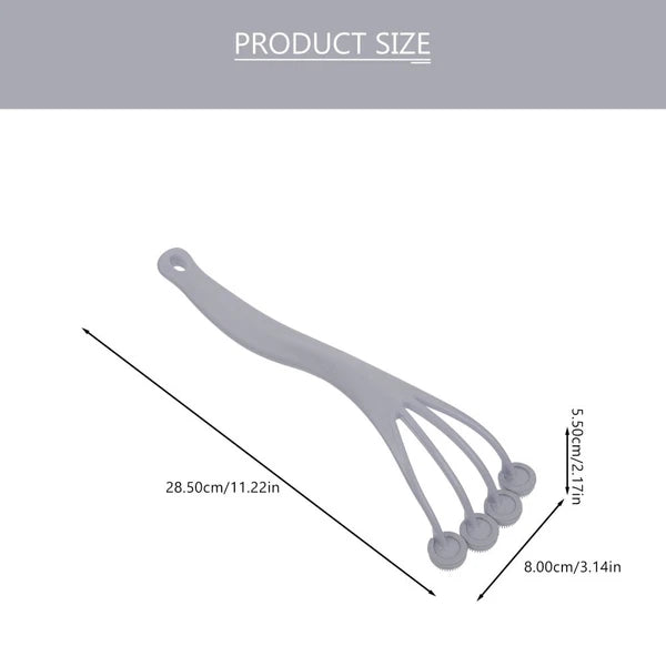 2pcs Long Handle Bath Back Brush Practical Shower Body Brush Portable Bath Brush