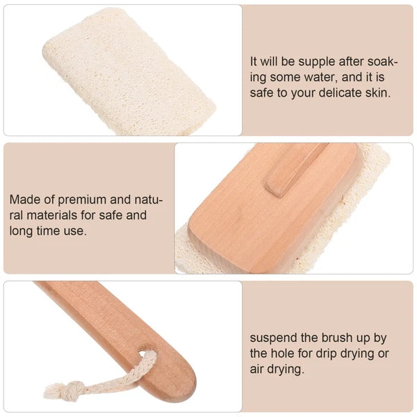 Loofah Dish Brush Shower Loofahs Exfoliating Women's Bathing Rubbing Tool