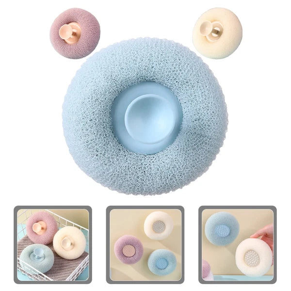 3 Pcs Bath Brush Shower Scrubber for Body Miss Bathroom Exfoliating