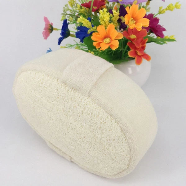 3 Pcs Loofah Bath Towel Skin Exfoliator Sponge Body Scrub Back Scrubber Brush