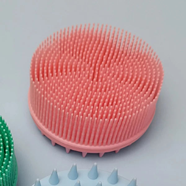 Bath Brush Brushes Silicone Body Shower Child Baby Hair Scrubber