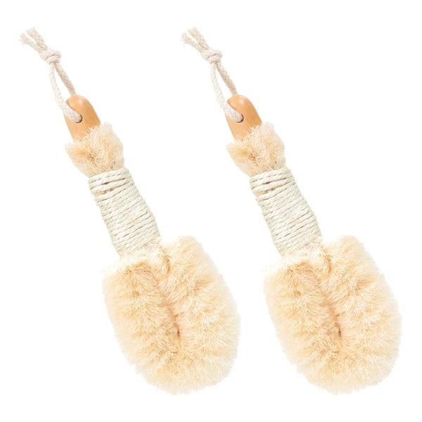 2 Pcs Silk Bath Brush Miss Body Exfoliator Shower Scrub Scrubber