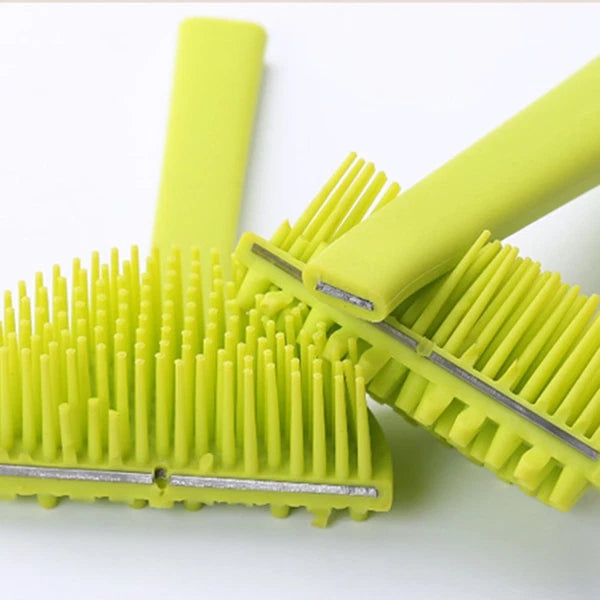 Bath Brush Body Scrubber Exfoliator Silicone Shower Man Long Handle