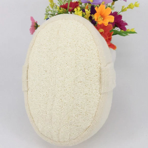 3 Pcs Loofah Bath Towel Skin Exfoliator Sponge Body Scrub Back Scrubber Brush
