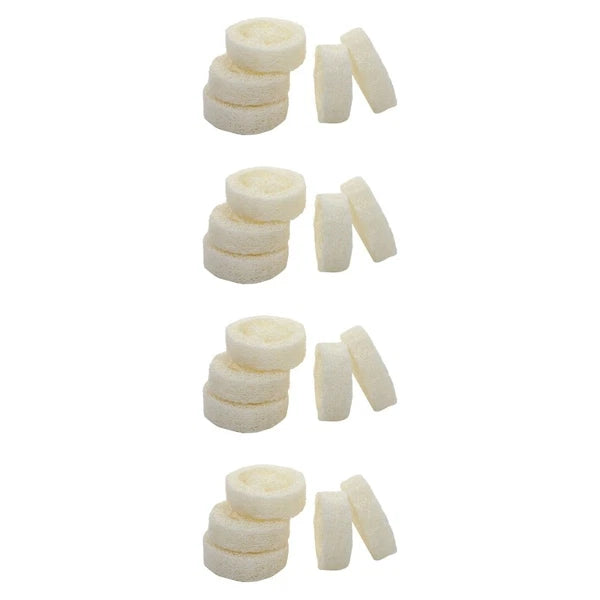 4 Pack Loofah Shower Brush Travel Body Sponge Bath Adults Back Scrubber