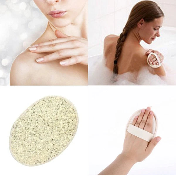 Natural Bath Pro Loofah Pad - Shower Sponge Body Scrubber Exfoliating Wash Pad'-