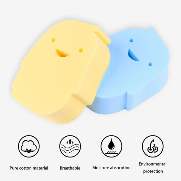 2 Pcs Bath Sponge Newborn Toddler Body Brush Shower Sponges Baby