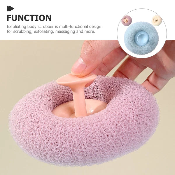 3 Pcs Bath Brush Shower Scrubber for Body Miss Bathroom Exfoliating