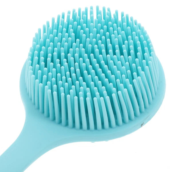 Long Handle Bath Brush Silicone Exfoliator Body Scrubber for The Shower