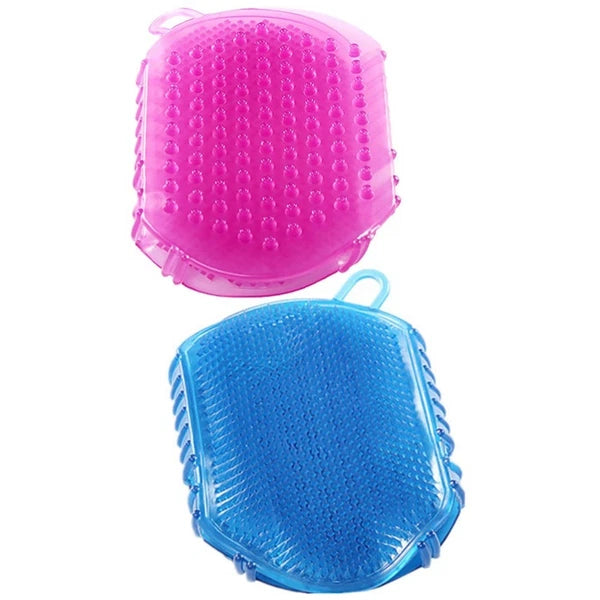 2 Pcs Massage Brush Body Exfoliator Man Bath Brushes for Shower Back Scrubber