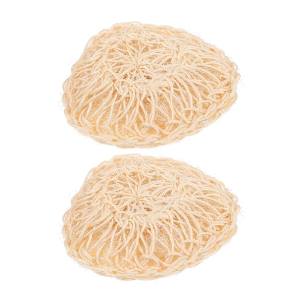 2 Pcs Sisal Bath Brush Man Mother Scrubber for Body Bathing Accessories