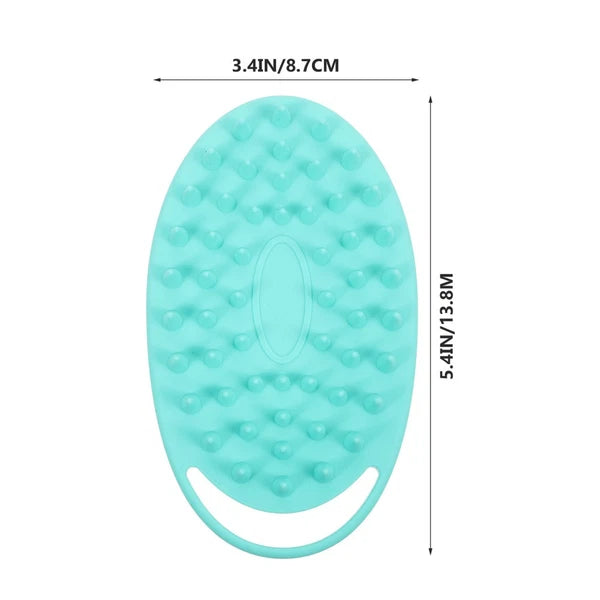 Bath Brush Silicone Body Shower Miss Work Shampoo Double-sided Cleaning