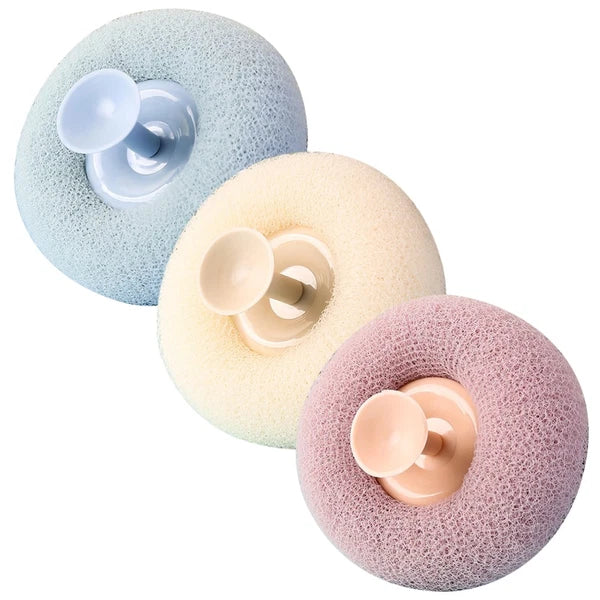 3 Pcs Bath Brush Shower Scrubber for Body Miss Bathroom Exfoliating