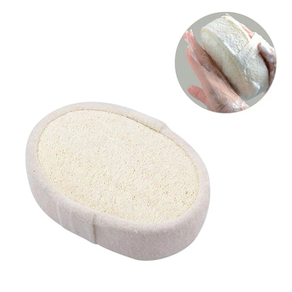 3 Pcs Loofah Bath Towel Skin Exfoliator Sponge Body Scrub Back Scrubber Brush