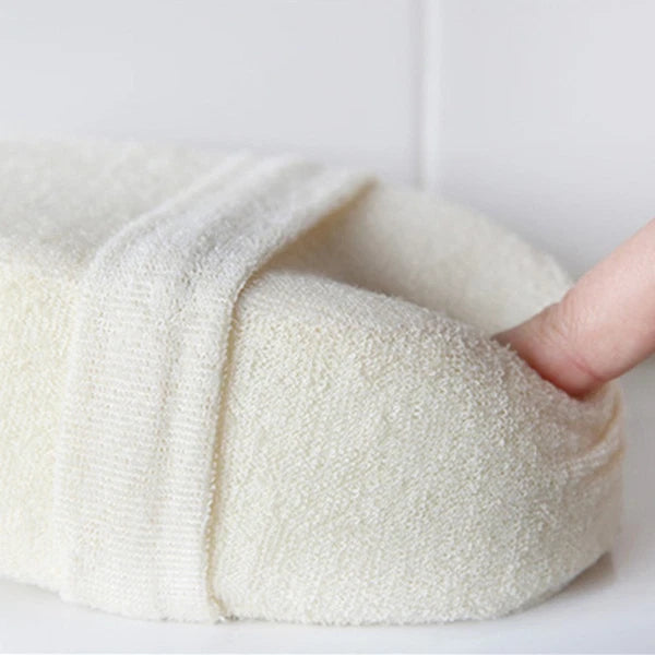 3 Pcs Loofah Bath Towel Skin Exfoliator Sponge Body Scrub Back Scrubber Brush