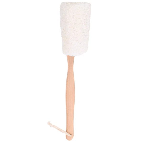 Exfoliating Shower Brush Back Scrubber Mesh Pouf Shower Brush