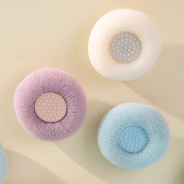 3 Pcs Bath Brush Shower Scrubber for Body Miss Bathroom Exfoliating
